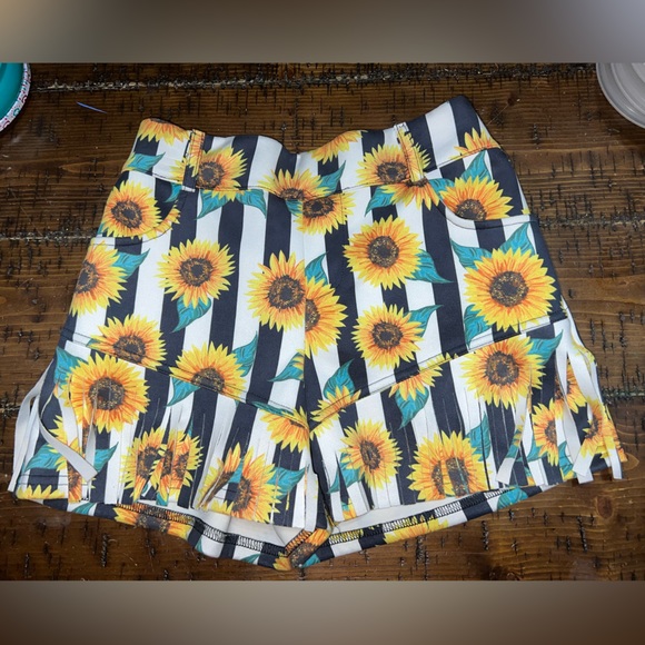 Crazy Train Pants - Crazy Train Sunflower Shorts